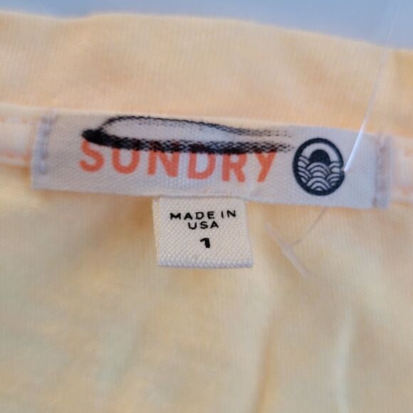 NEW SUNDRY S SUNSHINE GRAPHIC short sleeve TSHIRT SMALL 1 4 6 - Picture 7 of 10